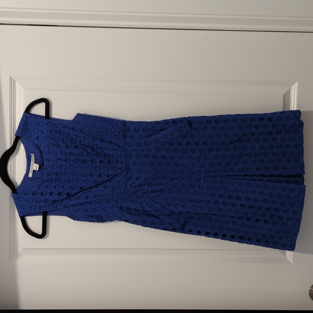 Diane Von Furstenberg Carpreena Blue Dress